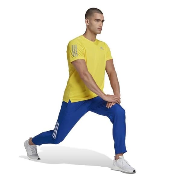 adidas 38 Own the Run Running Jersey - Gul - Storlek S för Herrar