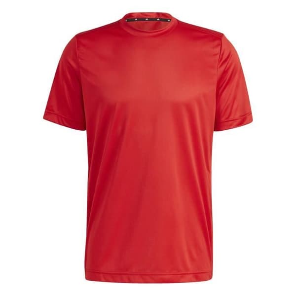 Sportt-Shirt - adidas - Aeroready Designed To Move - Mörkröd/vit - Herr - Löpning