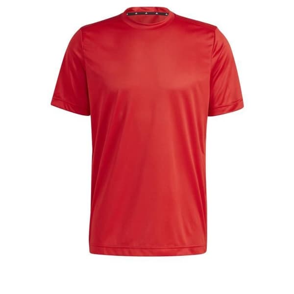 Sportt-Shirt - adidas - Aeroready Designed To Move - Mörkröd/vit - Herr - Löpning