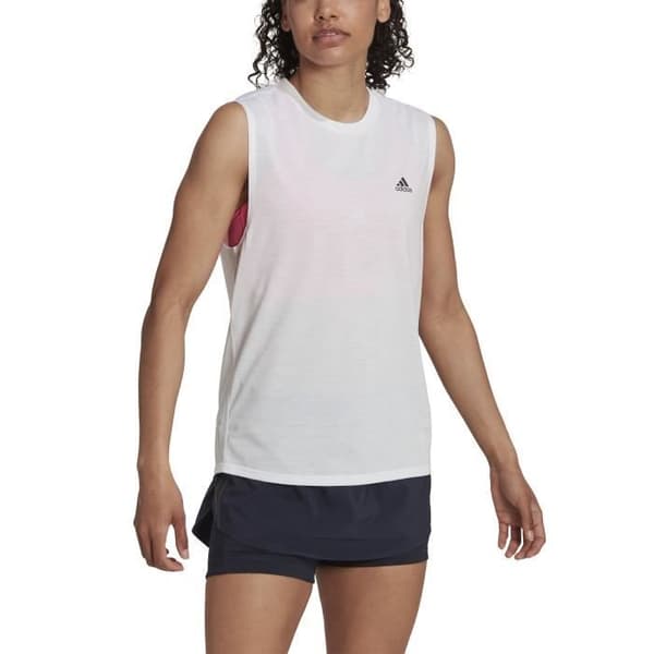 adidas Run Icons löparlinne för dam - vit - L - AEROREADY