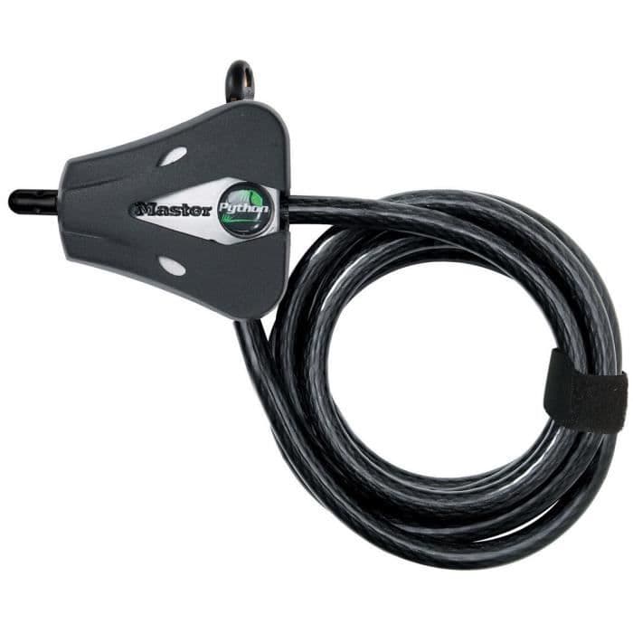 MASTER LOCK Justerbar stöldskyddskabel 1,80Mx? 8mm - För staket, grind, gräsklippare, grill