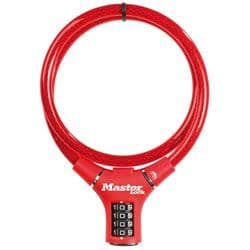 MASTER LOCK Cykellåskabel [90 cm kabel] [Kombination] [Exteriör] [Slumpmässig färg] 8229EURDPROCOL