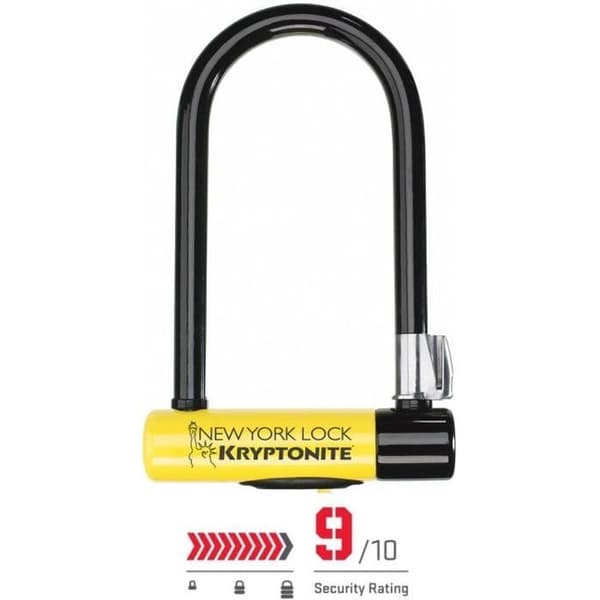 Kryptonite New York Lock Standard U-Lock - Skyddsnivå 9 - Svart