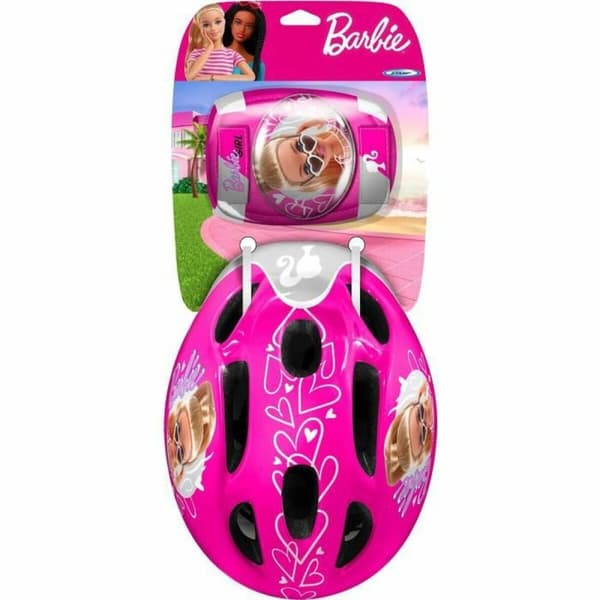 Sæt med Hjelm og Knæbeskyttere Barbie