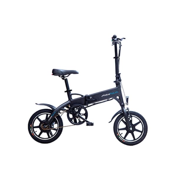 Elektrisk cykel Skate Flash Urban Compact Sort/Blå 250 W 25 km/h