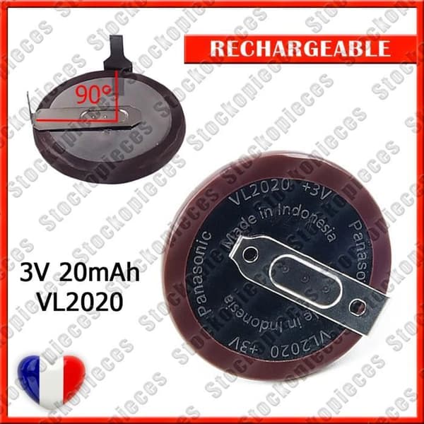 ACCU BATTERI BATTERI VL2020 UPPLADDNINGSBAR PANASONIC FÖR NYCKLAR BMW SERIE E X3 X5 X6 3 5 E38 E39 E46 MINI