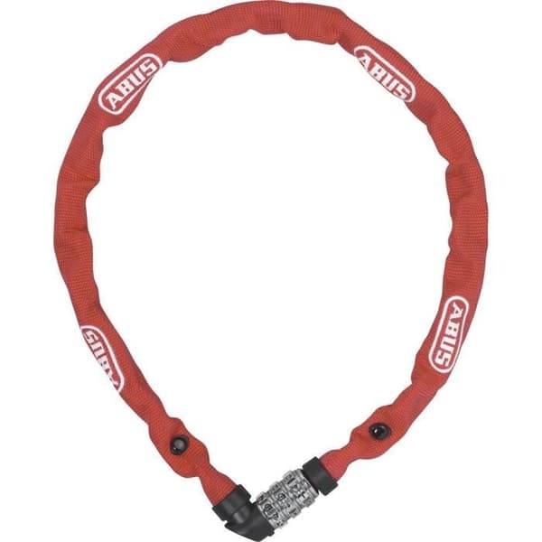 ABUS Lock - Chain 1200 web 60 cm Röd - Herr Vuxen Fritidscykel
