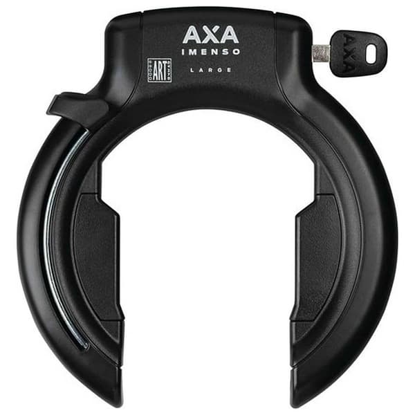 Axa Rammelås Imenso Large 75 Mm Sort