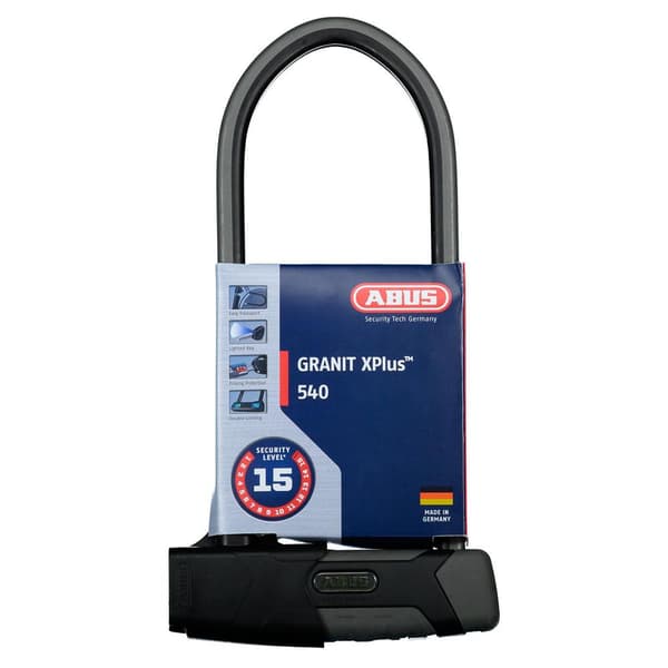 Abus Granit +ush U-lukko X Plus 540/160hb300 Musta 300 x 108 x 13 mm