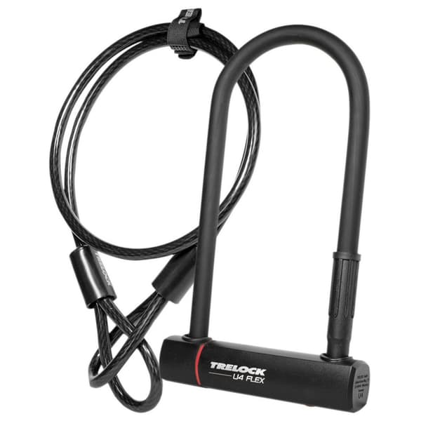 Trelock U-lukko U4 Flex Musta 230 x 102 x 14 mm