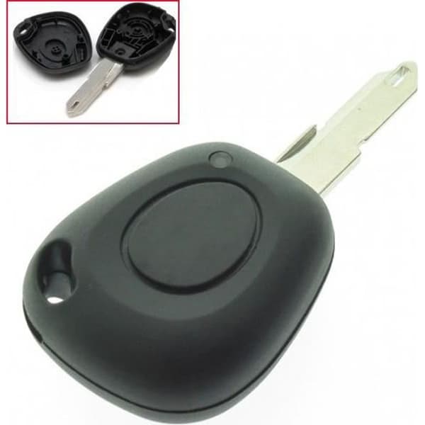 PLIP KEY Renault Clio Laguna Megane Twingo Safrane 1 knapp för CR2016 batteri PRO-Plip SHELL