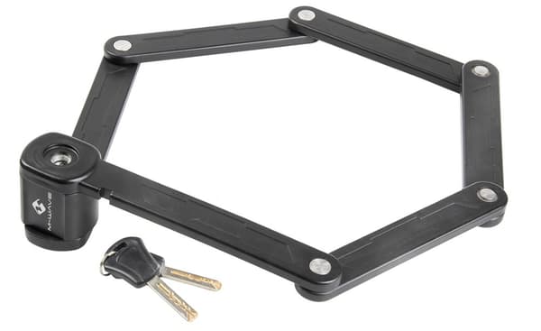 M-wave Taitettava Lukko F 875-6 Twin Musta 875 mm
