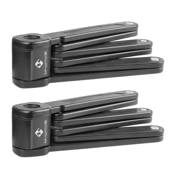 M-wave Taitettava Lukko F 875-6 Twin Musta 875 mm