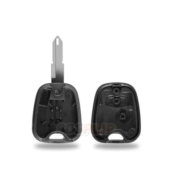 Skal till Peugeot 106 206 306 2-knapps flip-nyckel