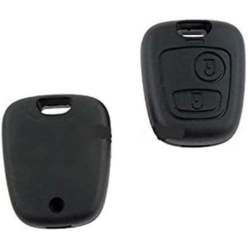 Fjärrkontrollskal för bilnyckel 2 knappar för Peugeot 106 107 206 207 307