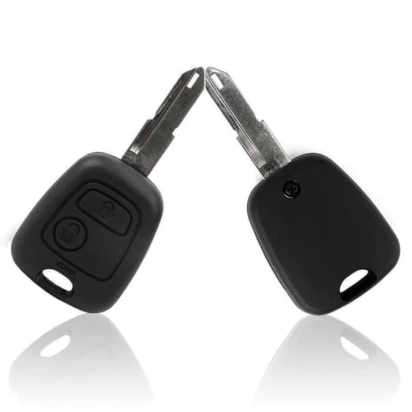 OCIODUAL 2-knapps fjärrnyckelfodral för Peugeot 106 107 205 206 207 306 307 308 309 406 407