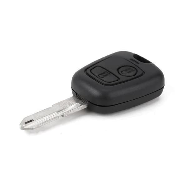 Skal 2 KEY-knappar för fjärrkontroll PEUGEOT 106 206 306 307 406 407 607 - Citroen Saxo Xsara Picasso Berlingo My00570