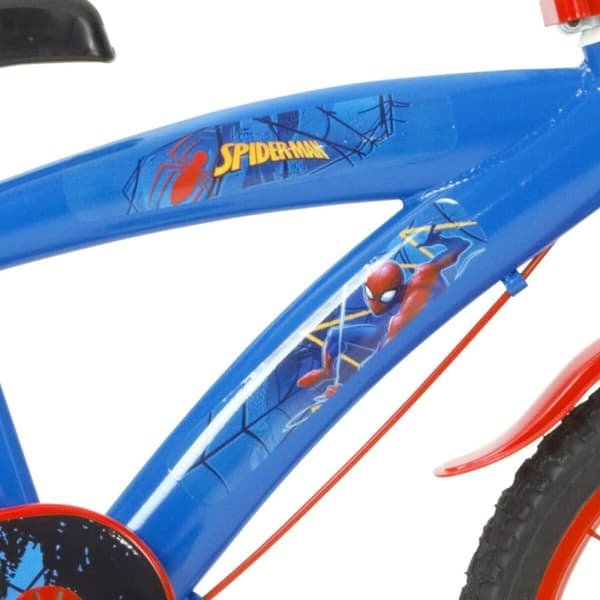 Børnecykel Huffy 21901W Spider-Man Blå Rød