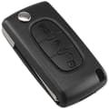 Miniatyrbild 1 av 4: 3-knappars Trunk Key Shell kompatibel CE0536 Folding Flip Key för Peugeot 207 307 308 407 408 3008 5008 Citroen C2 C3 C4 C5 C6 C