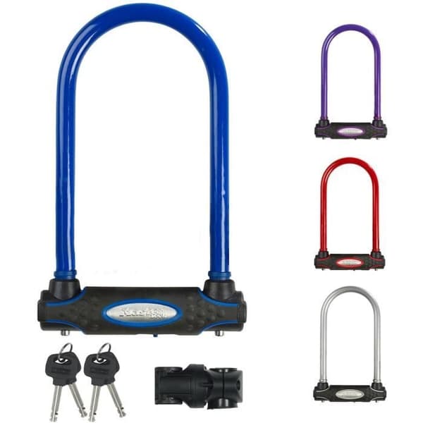 MASTER LOCK Cykellås U [med nyckel] - Perfekt för cyklar, elcyklar, MTB och andra