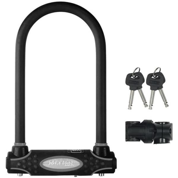 U Bike Lock - MASTER LOCK - 8195EURDPROCOLWR - Härdat stål, nyckel, röd