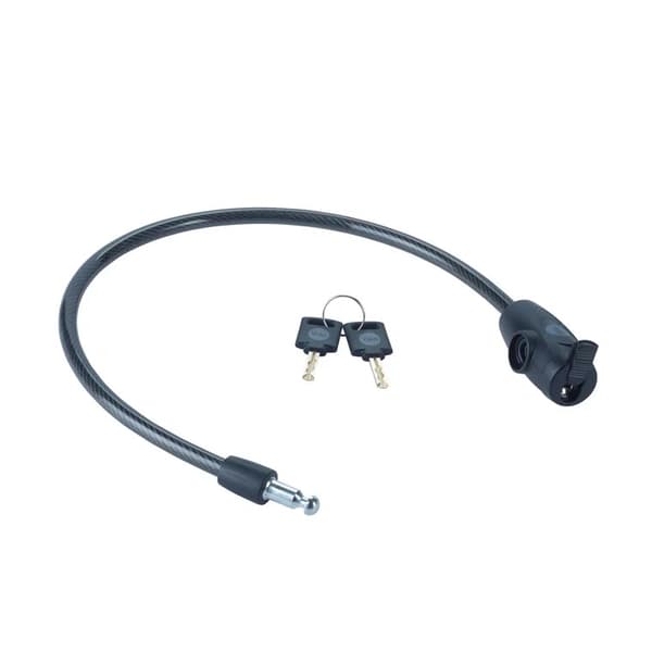 Teräspolkupyörän kaapeli avaimella 10x600mm Yale Essential Security Keyed Kaapelilukko 10mm