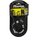 Miniatyrbillede 2 af 7: Kabel med hængelås Master Lock Sort