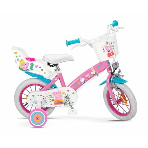Barncykel Peppa Pig 12" Rosa