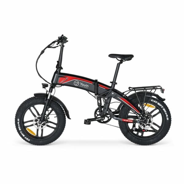 Elektrisk sykkel Youin BK1400R 20" 25 km/h Rød 250 W 10000 mAh 20"