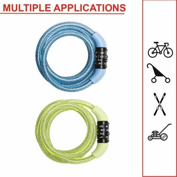 Kabel med hængelås Master Lock