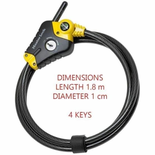 Nøgle hængelås Master Lock Sort