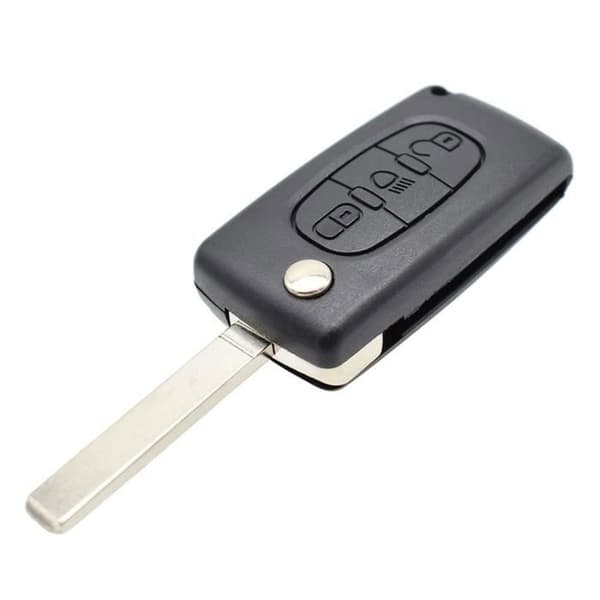 Bilfjärrnyckelskal för Citroen C2 C3 C4 C5 C6 C8 Fobfodral lock 3 knappar VA2 blad CE0523 2008 2009-2011