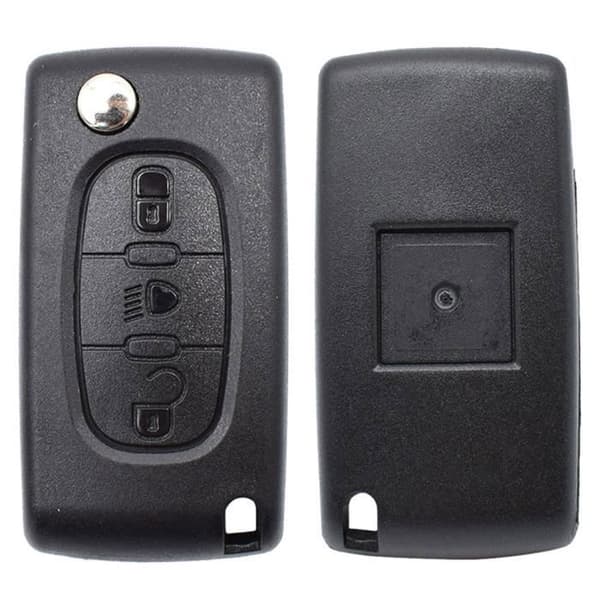 Bilfjärrnyckelskal för Citroen C2 C3 C4 C5 C6 C8 Fobfodral lock 3 knappar VA2 blad CE0523 2008 2009-2011