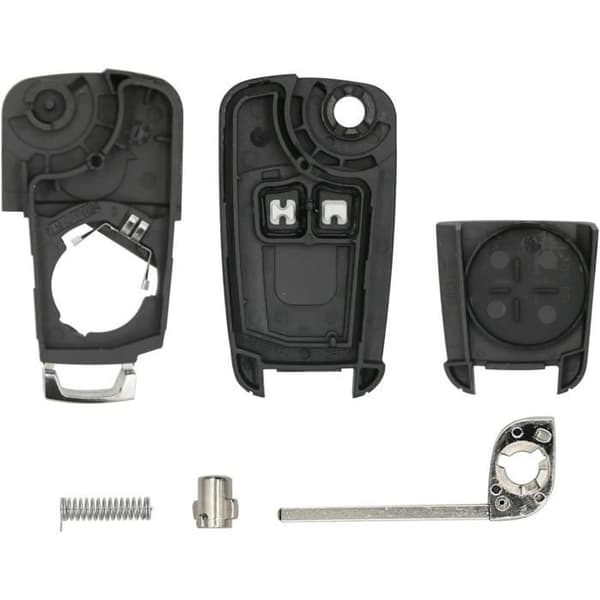 OBEST 2-knappars nyckelskal Vikbart nyckelskal för Opel Insignia Astra Movano Mokka Meriva Zafira Adam