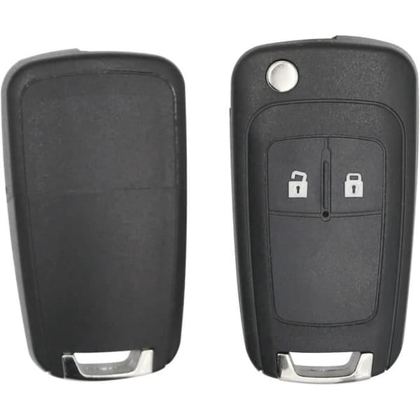 OBEST 2-knappars nyckelskal Vikbart nyckelskal för Opel Insignia Astra Movano Mokka Meriva Zafira Adam