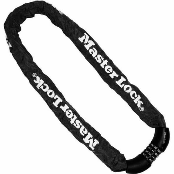 Kabel med hængelås Master Lock 8392EURDPRO Sort