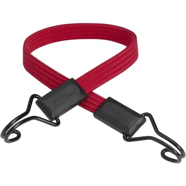 MASTER LOCK Flat spännare 60 cm - Röd - Dubbeltråd omvänd krok - 40 kg motstånd