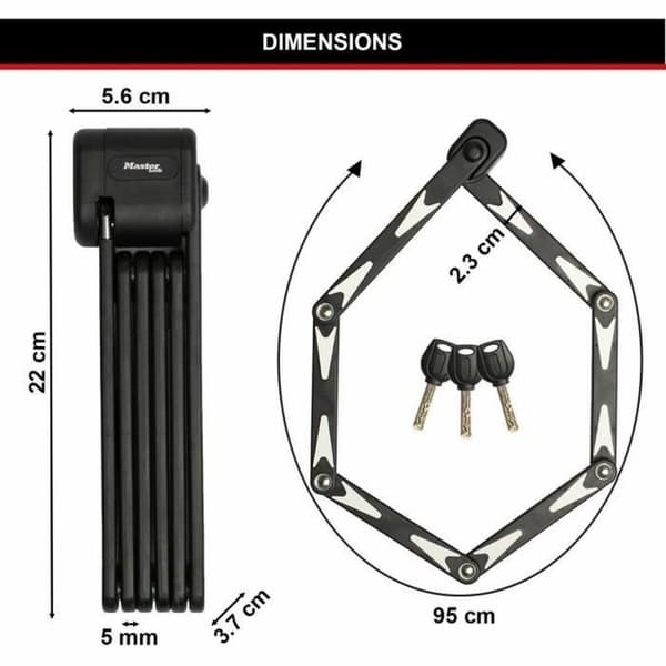 Hänglås med nyckel Master Lock