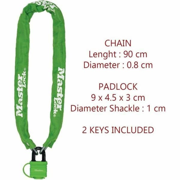 Kedja med hänglås Master Lock