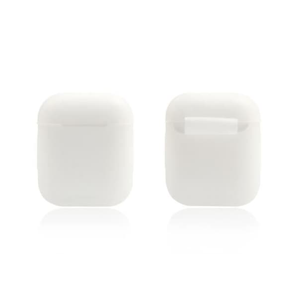 Silikonfodral för AirPods 3 APPLE Laddningsfodral Grip Skyddsöverdrag (VIT)