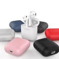 Miniatyrbild 1 av 4: Silikonfodral för AirPods 3 APPLE Laddningsfodral Grip Skyddsöverdrag (VIT)