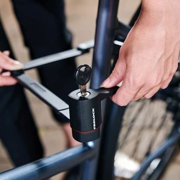 Fällbar cykellås - Trelock - FS480 - 130 cm - Svart - Med X Move-fäste