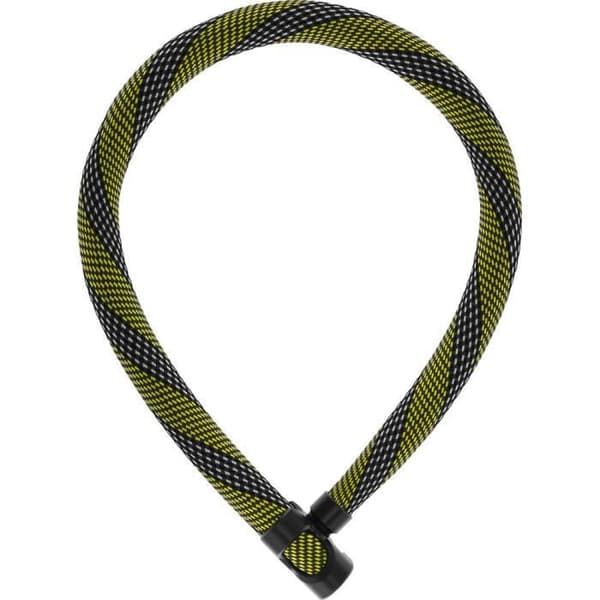 ABUS IVERA 7210/85 kedjelås - Gul/Svart - För fritidscyklar - Härdat stål
