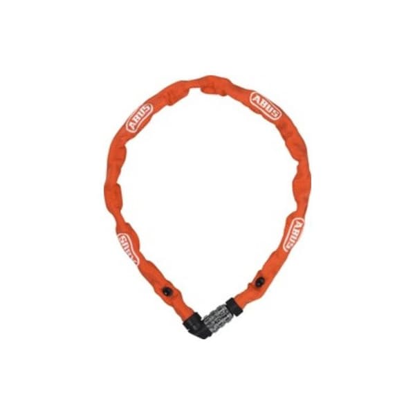 ABUS Web 1200 Stöldskydd - Mantlad fyrkantig kedja - Orange 60 cm