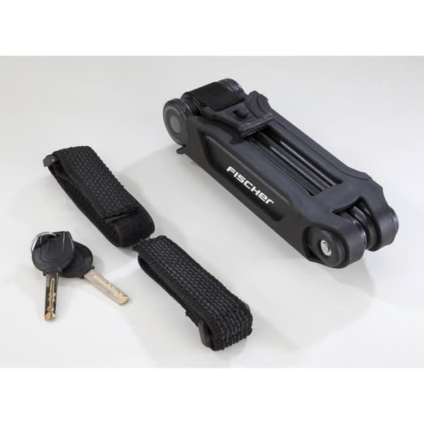 Fällbara kedjor - Ej specificerad - 85 cm - Stål - 2 nycklar - Antiglidande velcofäste