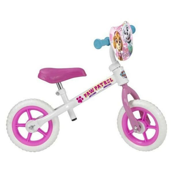 Barncykel Paw Patrol 10" The Paw Patrol Vit Rosa
