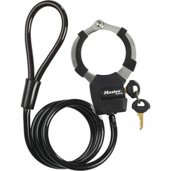 Kabel med hængelås Master Lock Sort