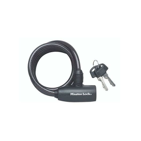 Cykellåskabel - MASTER LOCK - 8126EURDPRO - 1,8 m - Twisted Steel - Nyckel ingår