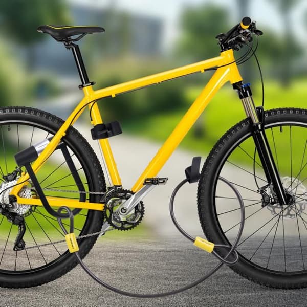 Dunlop Antivol 2-i-1, 120 cm
