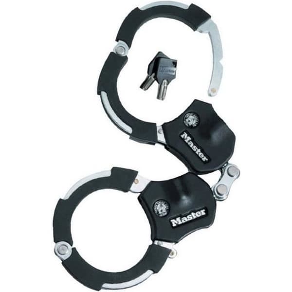 Stöldskydds Masterlock handbojor i härdat stål, 7,6 cm i diameter, 1 länk